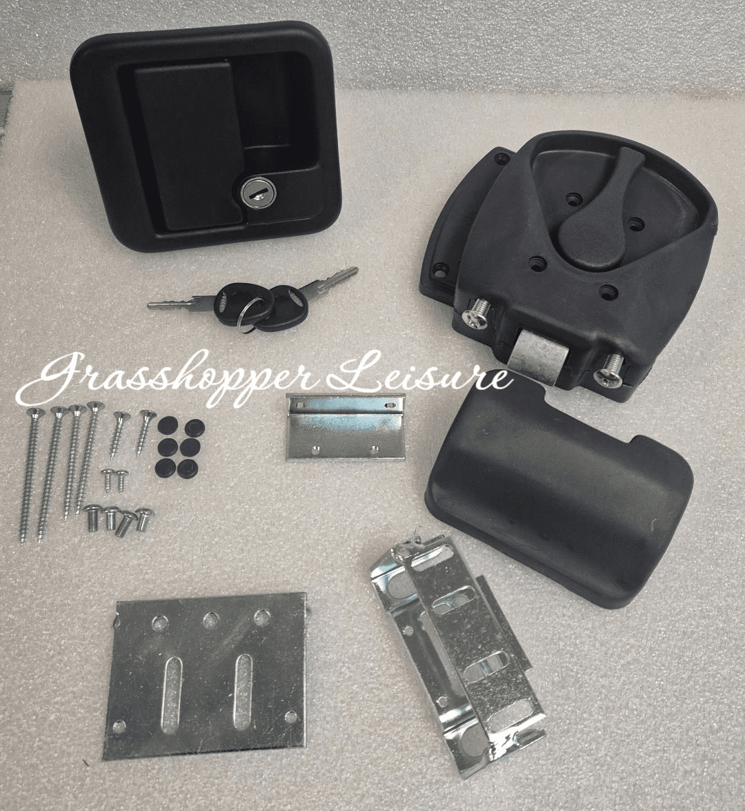 FAP M1 Complete Lock Assembly Black Type 2, Motorhome Locks, Safety ...