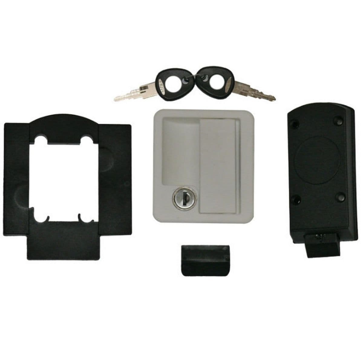 FAP Rectangular Locker Door White, Caravan & Motorhome Locks, Safety ...