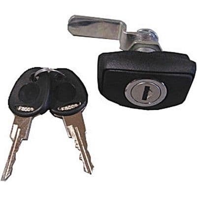 FAP Rectangular Push Lock (Black Or White)