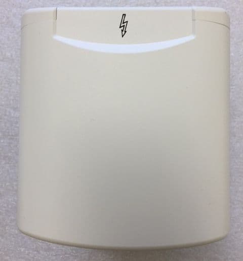 Powerpart White Flush Fitting Mains Inlet