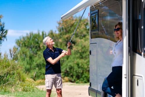 Fiamma Awning Crank Handle Telescopic 154-240cm