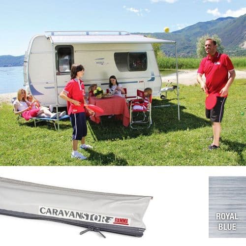 Fiamma Caravanstore 360 XL Caravan Awning Grey OR Blue Fabric