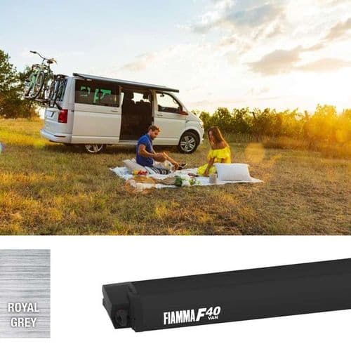 Fiamma F40 Van 210 Campervan Awning Black/Grey