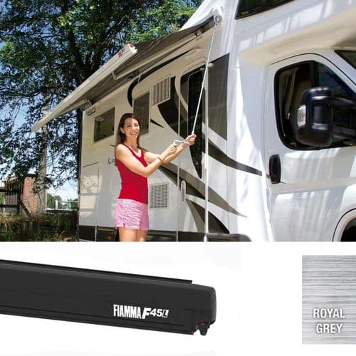 Fiamma F45L 450/500/550 Motorhome Awning Deep Black