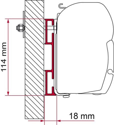 Fiamma Kit F45 Adapter D Awning Kit