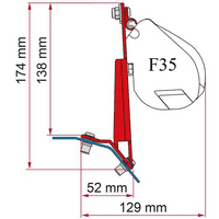 Fiamma Kit Ford Custom Lift Roof F45 / F43 / F35 Adapter Kit 98655Z170 - Grasshopper Leisure
