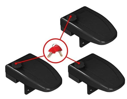 Fiamma Safe Door Frame 3 Black Caravan Motorhome Locks
