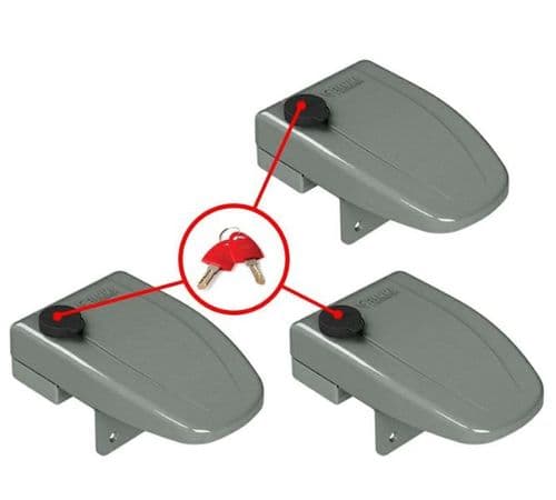 Fiamma Safe Door Frame 3 Grey Caravan Motorhome Locks