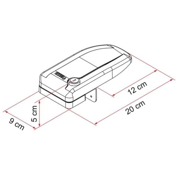Fiamma Safe Door Frame Magnum Security Device 08277A01, Caravan