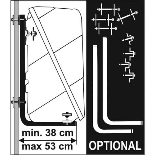Fiamma Wall Kit Box For Rear Ultraboxes
