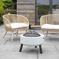 Gardenwize MGO Garden Firepit, Table & BBQ GW512 - Grasshopper Leisure