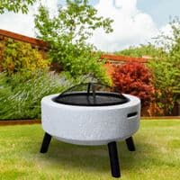 Gardenwize MGO Garden Firepit, Table & BBQ GW512 - Grasshopper Leisure