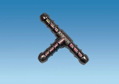 Gas Connector 8mm Rubber Hose T Piece. Motorhome Gas Connectors, Campervan Caravan Accessories Shop - Grasshopper Leisure