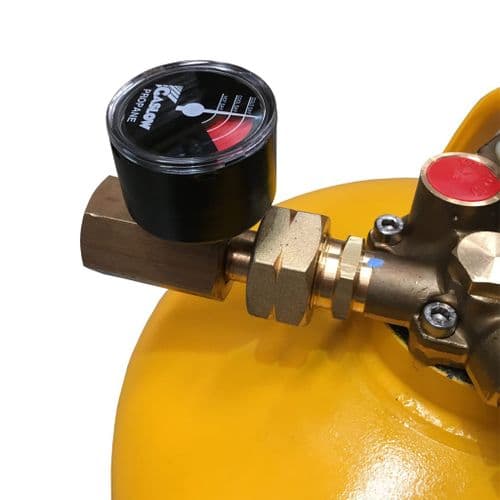 Gaslow Propane Refillable Gas Adapter Gauge