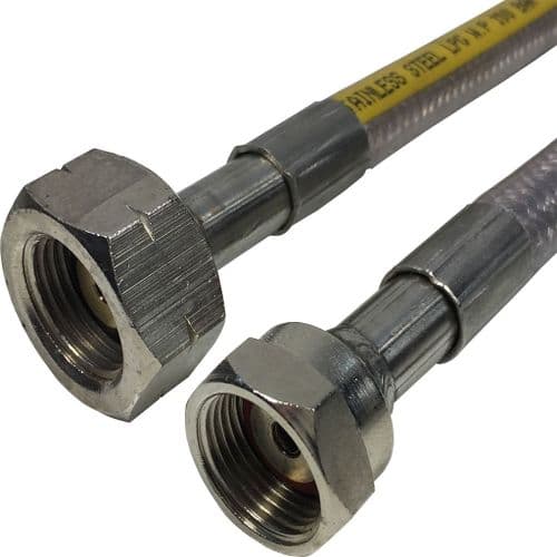 Gaslow Stainless Steel 21.8LH 0.75 Metre Regulator Hose