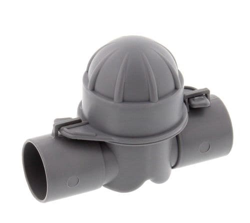 Grey Caravan & Motorhome Smell Trap 28mm - Grasshopper Leisure