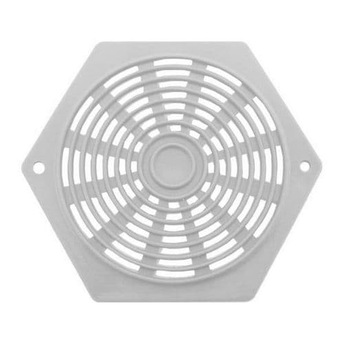 Hexagon Air Vent 2-5/8" White