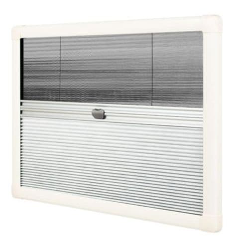 Horrex DuoPliss UCS Caravan Window Blind (1450 x 600mm) Campervan Motorhome