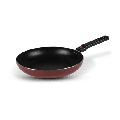 Kampa Square Camping Frying Pan - 24cm Non-Stick With Removable Handle, For Stoves & Campfires