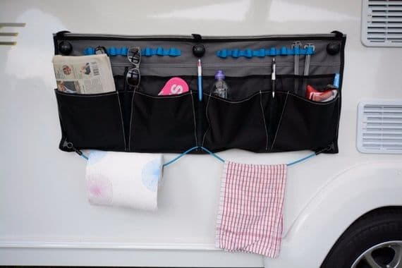 Kampa Wide Organiser Storage Pockets - Grasshopper Leisure
