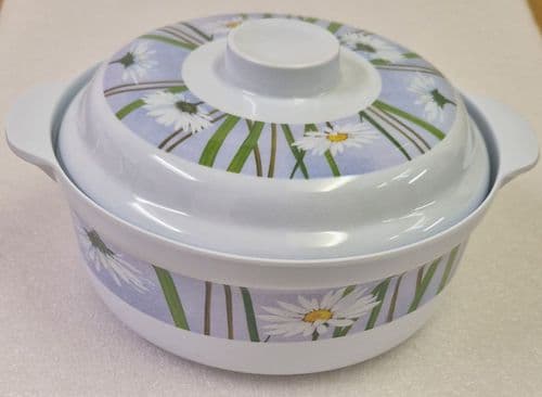 Large Daisy Melamine Dish