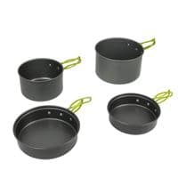 Leisurewize 10 Piece Premium Outdoor Camping Cookware Pan Set LW712 - Grasshopper Leisure