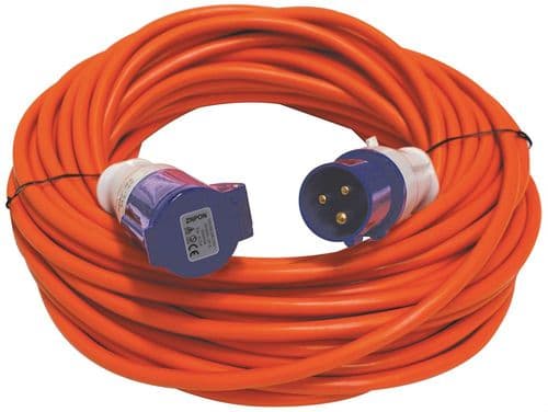 Leisurewize 25 Metre Mains Extension Lead Hook Up (2.5mm Cable)