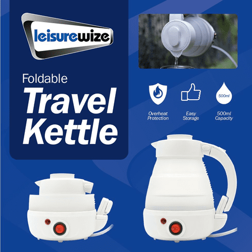 Leisurewize Collapsible Folding 240v Travel Kettle
