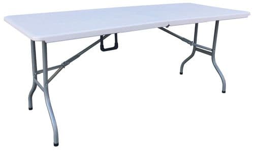 Leisurewize Folding Blow Moulded 6ft Trestle Table
