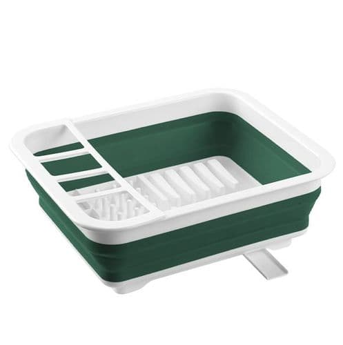 Lifestyle Collapsible Dish Rack With Drainer
