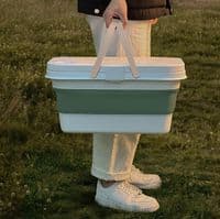 Lifestyle Collapsible Picnic Basket Cooler Coolbox LF3119 - Grasshopper Leisure