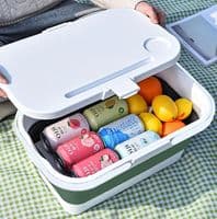 Lifestyle Collapsible Picnic Basket Cooler Coolbox LF3119 - Grasshopper Leisure