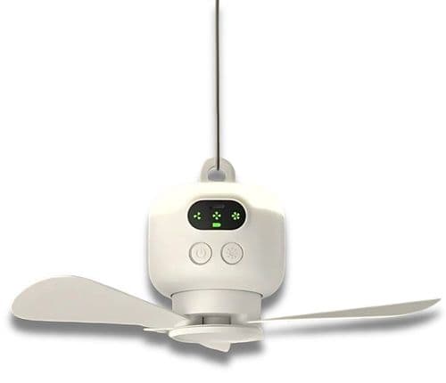 Lifestyle Cool Fan Rechargeable Hanging Camping Light