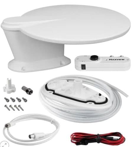 Maxview Gazelle Pro 12/24V D.C (MK2) Omnidirectional UHF TV/FM Aerial White