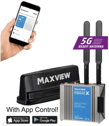 Maxview Roam X Campervan 3G 4G WiFi System MXL057/B Black