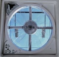 Maxxair Maxxfan Deluxe Smoke Roof Vent Fan With Remote Control 400 x 400mm, Caravan Campervan Motorhome - Grasshopper Leisure