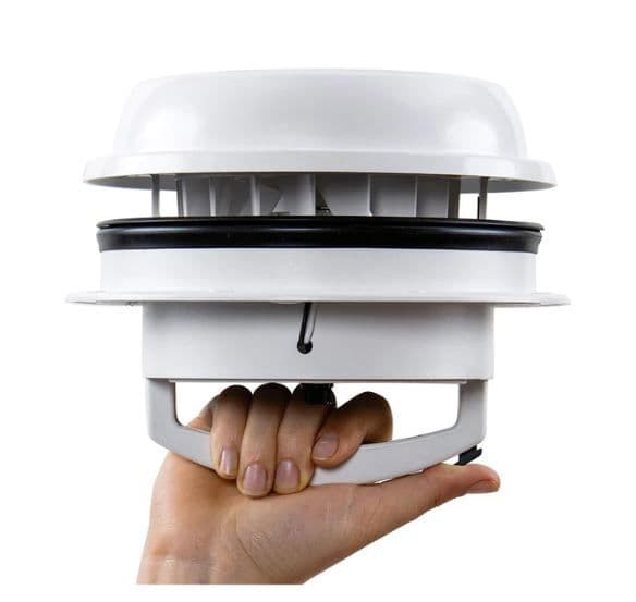Maxxair Maxxfan Dome 12V w/ LEDs Roof Fan Vent for Motorhome or Boat | LVA