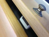 Mini Chrome (Effect) 15mm Push Button Door Catch, Handles, Knobs & Catches, Campervan Construction, DIY Equipment for Motorhome, Campervan and Caravan Conversions, caravan and motorhome accessories shop - Grasshopper Leisure
