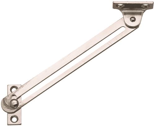Nickel Plated Cabinet Lid Stay with Guide Slot