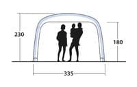 Outwell AIR Shelter Gazebo 111222 - Grasshopper Leisure