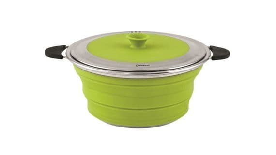 Outwell Collaps Pot with Lid M 2.5L, Camping & Outdoor Leisure Accessories, Camping Equipment | Camping accessories | Outdoor Leisure equipment - Grasshopper Leisure