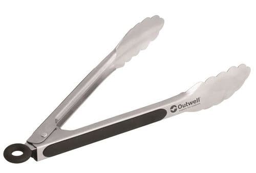 Outwell Locking Grill Tongs Stainless Steel