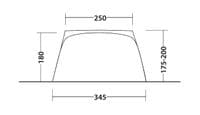 Outwell Lounge Shelter Vehicle Connector L 111356 - Grasshopper Leisure