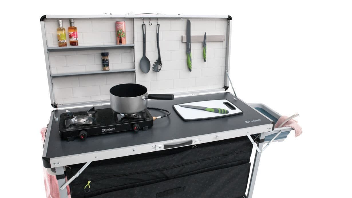 Outwell Magante Camping Kitchen Unit (531180) - Grasshopper Leisure