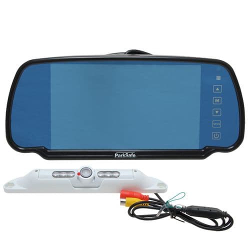Parksafe Reversing Camera System with 7" TouchScreen & Remote Control (White)