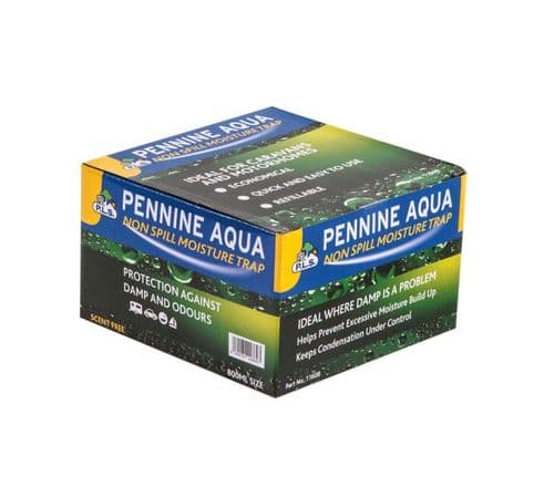 Pennine AQUA Moisture Absorber 350g, 800ml Caravan Dehumidifier Damp Trap