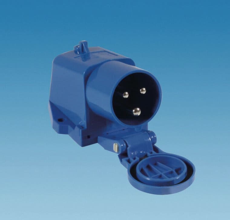 Powerpart Mains Inlet Surface Mounted Fit, caravan, motorhome ...