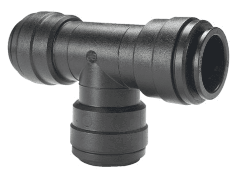 Push Fit 12mm Tee Connector
