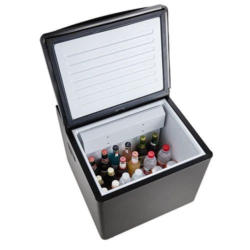 Quest Nuuk 3 Way Camping Fridge Coolbox Gas, 12v, Mains