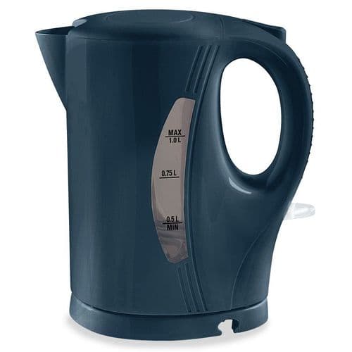 Quest Scotsman 1 Litre Low Wattage Cordless Kettle - Slate
